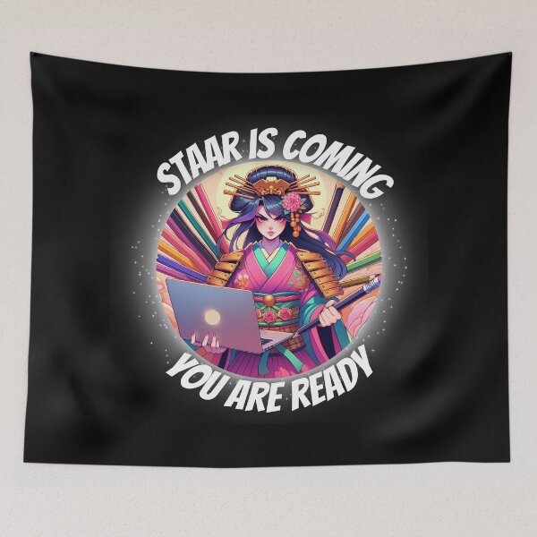 Item preview, STAAR Is Coming – You Are Ready! Samurai Study Warrior designed and sold by Teacher2Nerds.
