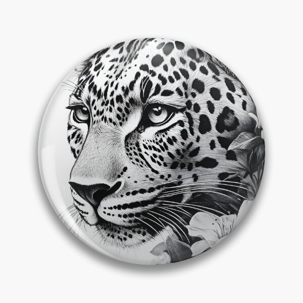 Item preview, Realistic leopard pencil drawing designed and sold by Pencil-Art.