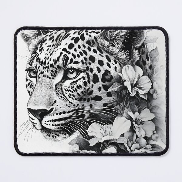 Item preview, Realistic leopard pencil drawing designed and sold by Pencil-Art.