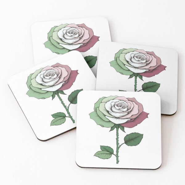 Item preview, Abrosexual Pride Rose – LGBTQ+ Art Design designed and sold by Travelslightly.