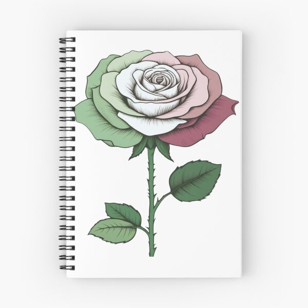 Item preview, Abrosexual Pride Rose – LGBTQ+ Art Design designed and sold by Travelslightly.