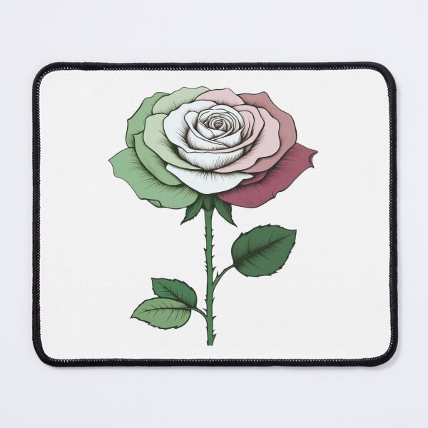 Item preview, Abrosexual Pride Rose – LGBTQ+ Art Design designed and sold by Travelslightly.