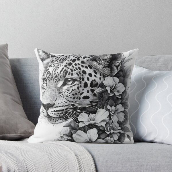Item preview, Realistic leopard pencil drawing designed and sold by Pencil-Art.