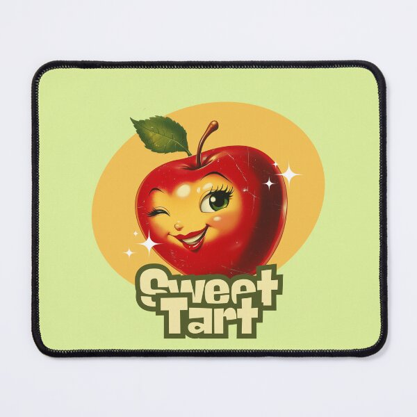 Item preview, Sweet Tart – Cute Sassy Retro Cartoon Apple Design designed and sold by RoseoftheWild.