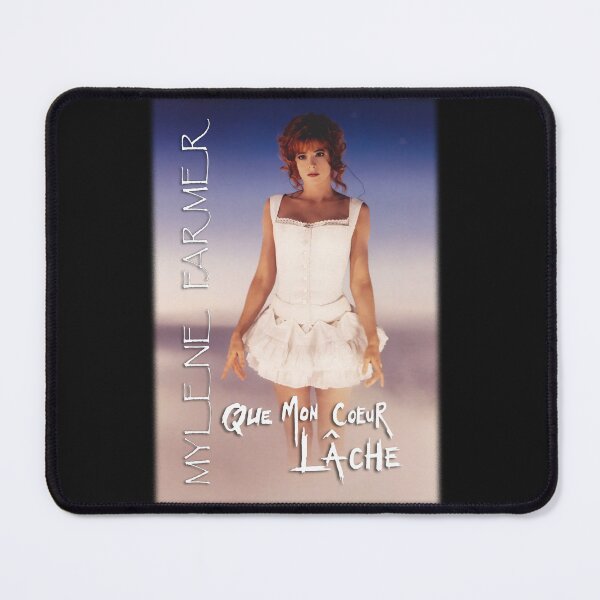 Aperçu de l'œuvre Mylène Farmer _ Que Mon Cœur Lâche créée et vendue par MusicVibesTee.