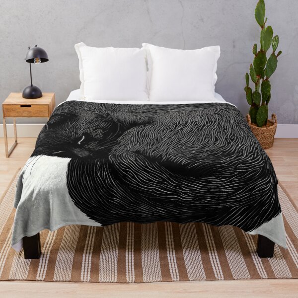 Item preview, Cozy Cat Curled in Peaceful Slumber designed and sold by regnumsaturni.