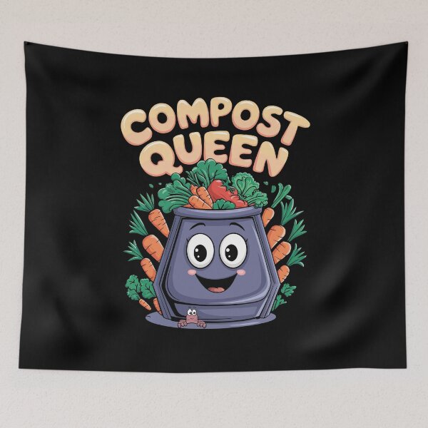 Item preview, Compost Queen | Eco-Friendly & Zero Waste Advocate designed and sold by tmerchtrends.