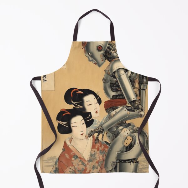 Item preview, Robot Shunga Erotic Art Imitation | #44 designed and sold by NickWhittleArt.