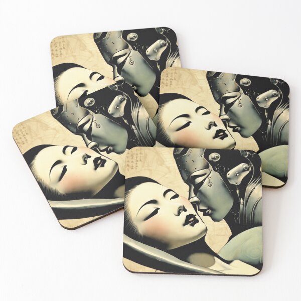 Item preview, Robot Shunga Erotic Art Imitation | #45 designed and sold by NickWhittleArt.