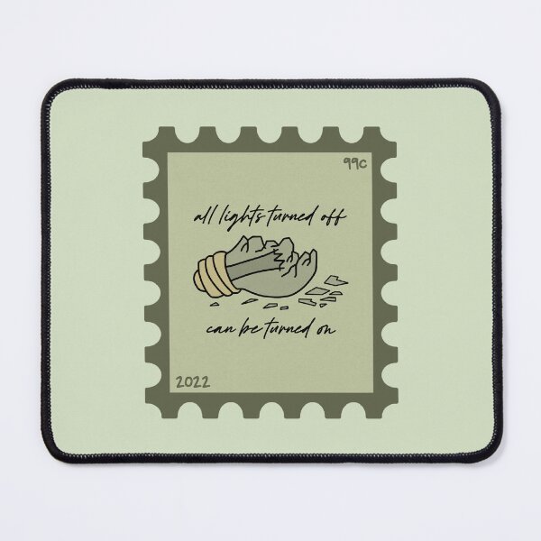 Item preview, Green Broken Light [stamp] designed and sold by VeritaDoodles.