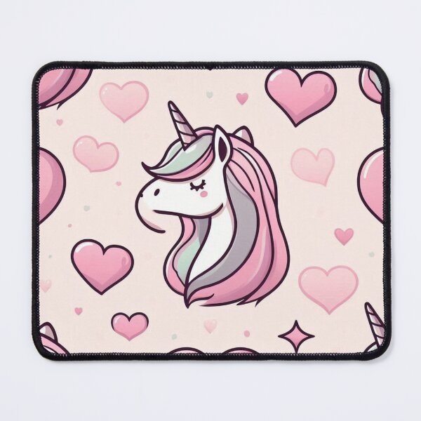 Item preview, Cute Unicorn and Hearts designed and sold by Furbulous Faces.