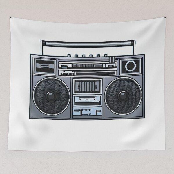 Artikelvorschau, Old School Radio-Boombox entworfen und verkauft von SteezeeStore.