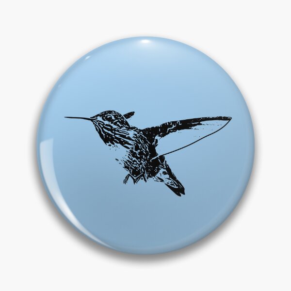 Artikelvorschau, Calliope Kolibri, schwarzes Design entworfen und verkauft von designsasstultd.