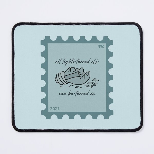 Item preview, Blue Broken Light [stamp] designed and sold by VeritaDoodles.