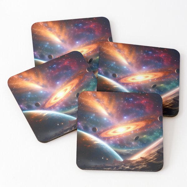 Item preview, Vibrant Cosmic Galaxy Scene designed and sold by Abdu  Innovations.