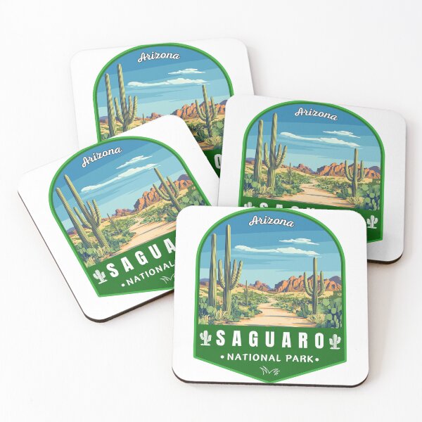 Item preview, Saguaro National Park Arizona USA Travel Art Emblem designed and sold by MaateoDesign.