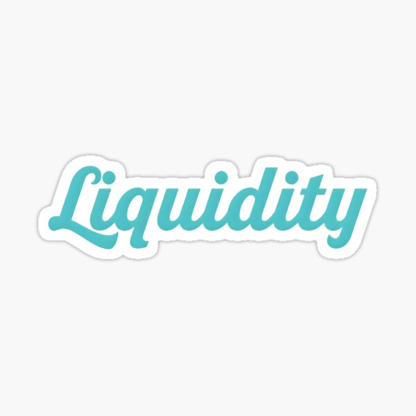 Item preview, Liquidity - Financial Trader Typography Art designed and sold by Glitzich.