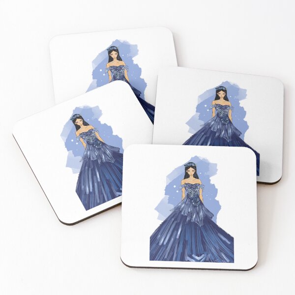 Artikelvorschau, Prinzessin blau gewachsen Mode-Illustration entworfen und verkauft von tenkenryujin.
