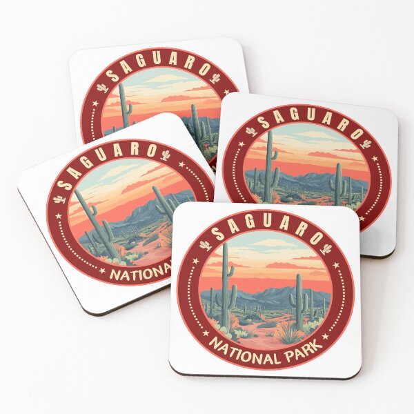Item preview, Saguaro National Park Arizona USA Travel Art Emblem designed and sold by MaateoDesign.