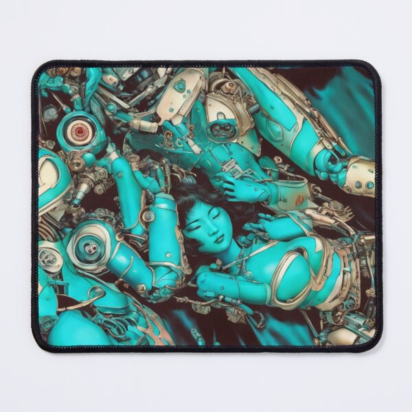 Item preview, Robot Blue Shunga Imitation Japanese Erotica #26 designed and sold by NickWhittleArt.