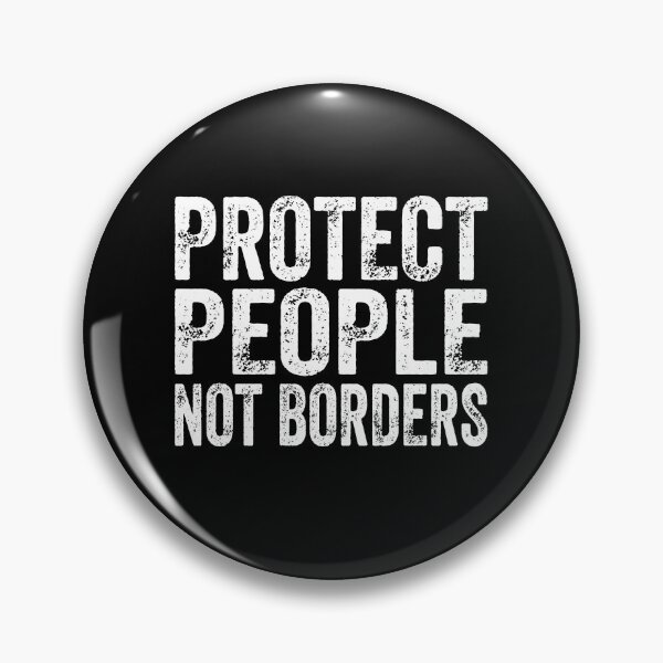 Item preview, Protect People Not Borders - Support Immigrants designed and sold by HappyArts90.