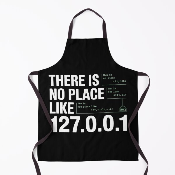 Item preview, There Is No Place Like 127.0.0.1-Localhost Computer Geek designed and sold by InklingIris.
