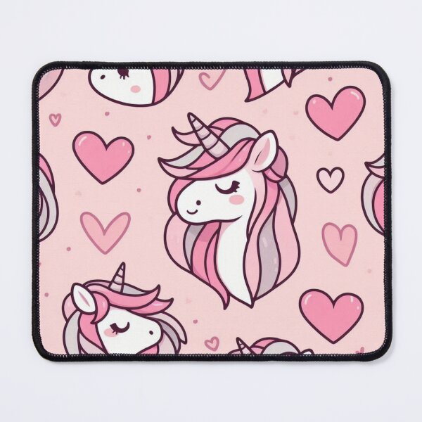 Item preview, Pastel Unicorns and Hearts designed and sold by Furbulous Faces.
