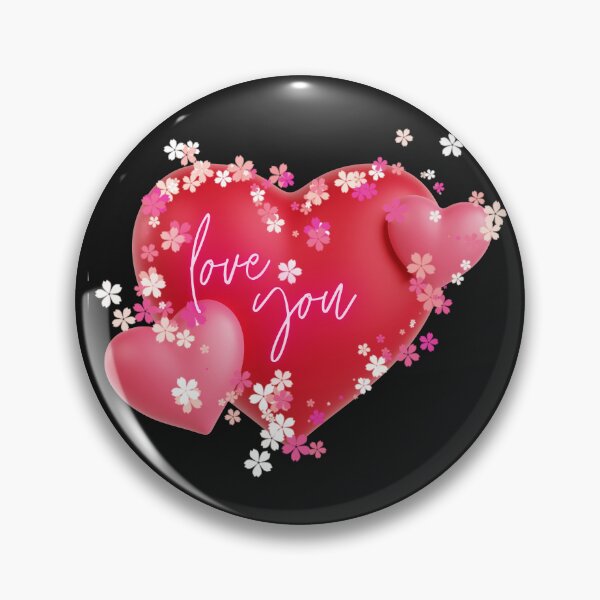 Item preview, Heart and flowers - love you designed and sold by MGfashionnew.