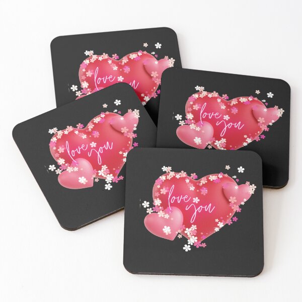 Item preview, Heart and flowers - love you designed and sold by MGfashionnew.
