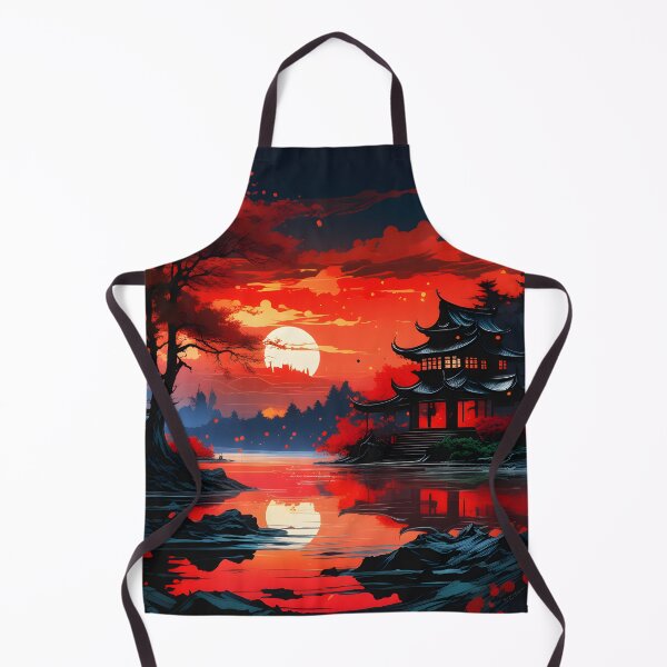 Item preview, Asian Sunset Landscape Mystical Nature Scenery designed and sold by Abdu Innovations.