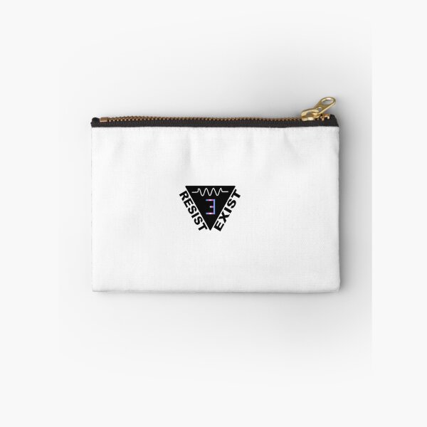 Item preview, Resist and Exist Symbol flag with words designed and sold by FaitrixDesigns.
