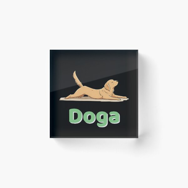 Item preview, Doga Golden Retriever Dog Yoga designed and sold by Golden-Heaven.