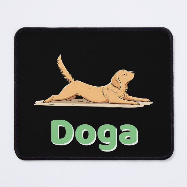 Item preview, Doga Golden Retriever Dog Yoga designed and sold by Golden-Heaven.