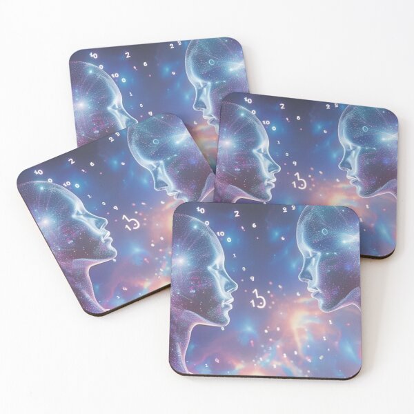 Item preview, Quantum Embrace: Cosmic Beings designed and sold by eXtraHumans.