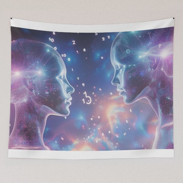 Item preview, Quantum Embrace: Cosmic Beings designed and sold by eXtraHumans.