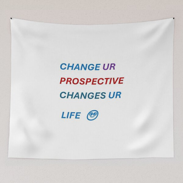 Item preview, CHANGE UR PROSPECTIVE CHANGES UR LIFE with a smile designed and sold by Artqween .