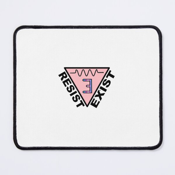 Item preview, Resist and Exist Symbol full color with words designed and sold by FaitrixDesigns.