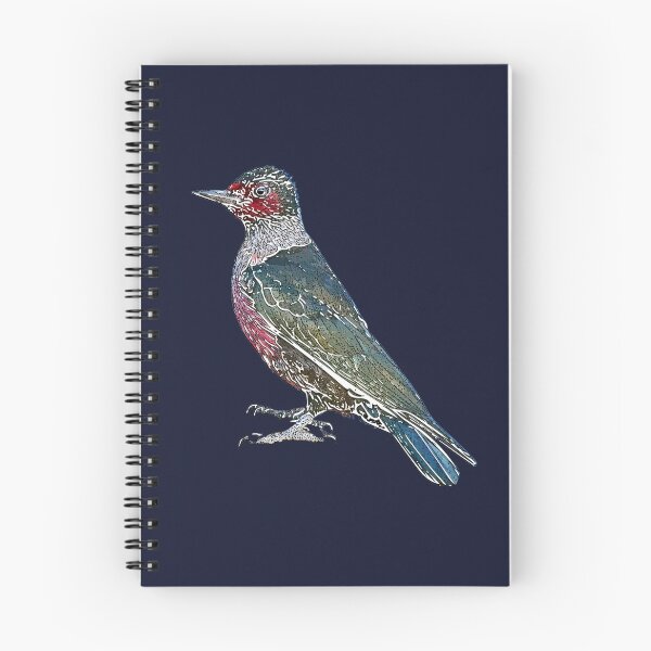 Item preview, Lewis’s Woodpecker White Alternate Design  designed and sold by designsasstultd.