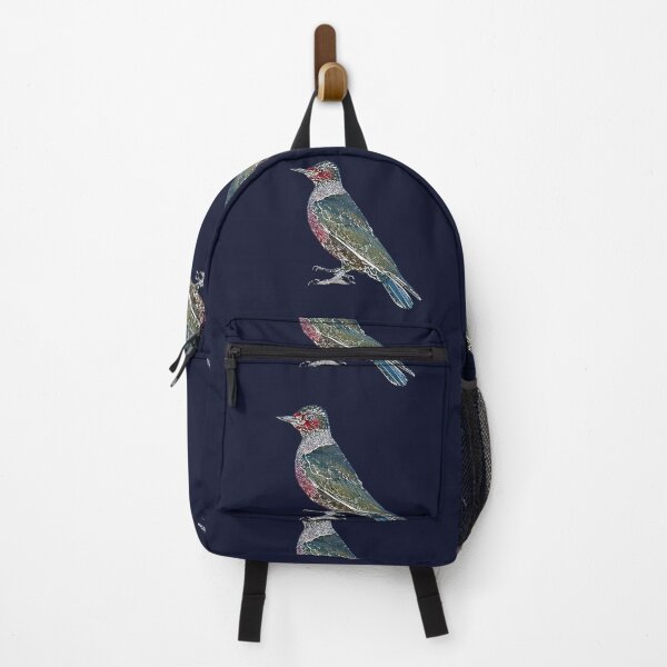Item preview, Lewis’s Woodpecker White Alternate Design  designed and sold by designsasstultd.