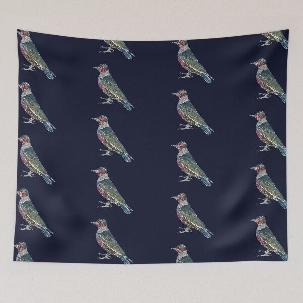 Item preview, Lewis’s Woodpecker White Alternate Design  designed and sold by designsasstultd.
