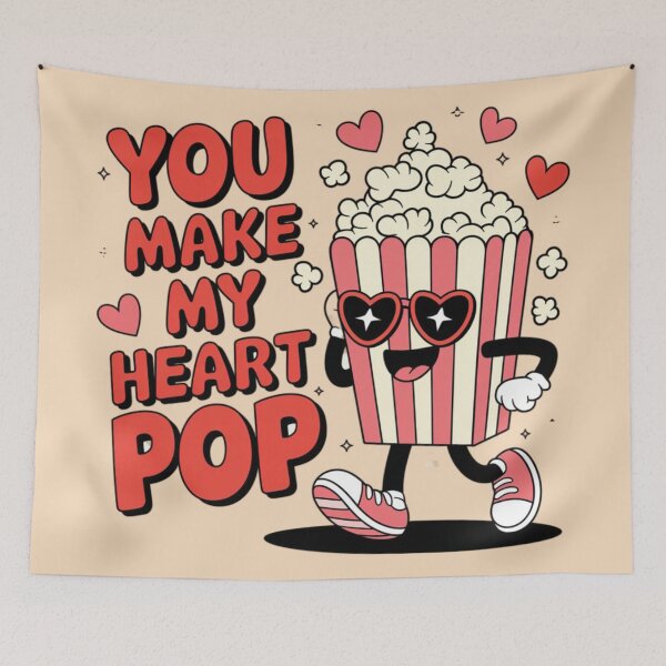 Item preview, Popcorn - You Make My Heart Pop designed and sold by 123ks.
