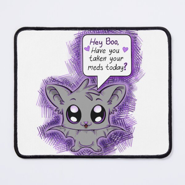 Item preview, Cute Bat Med Reminder designed and sold by Haley Scott.