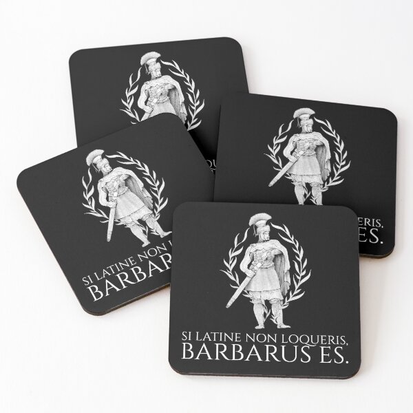 Item preview, Classical Latin - Si Latine Non Loqueris, Barbarus Es - Ancient Rome designed and sold by Styrman.