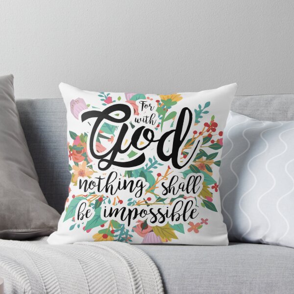 Item preview, Luke 1:37 designed and sold by ReVivingHoPe.