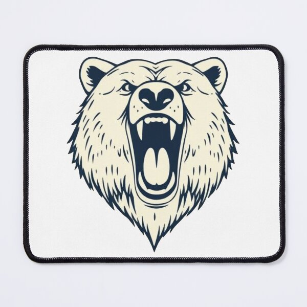 Item preview, Bear head designed and sold by ImagineItNow.