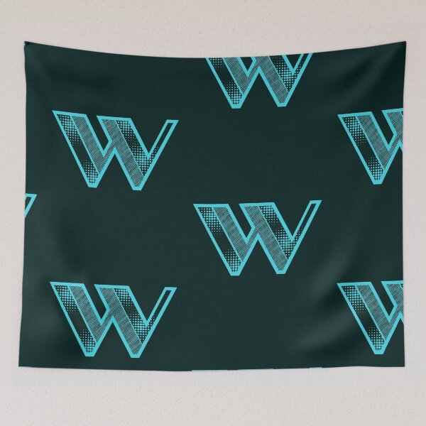 Item preview, Modern Vintage Monogram Initial Letter W designed and sold by Lartheviking.