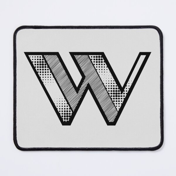 Item preview, Modern Vintage Monogram Initial Letter W designed and sold by Lartheviking.
