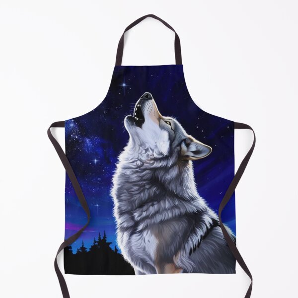Item preview, Lobo aullando designed and sold by Pines & Starlight.