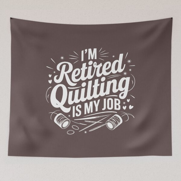 Item preview, I’m Retired , Quitting is my Job designed and sold by ArtemeliaDesign.