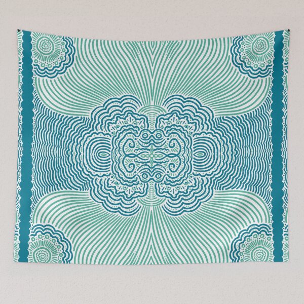Item preview, Tidepool in Aqua designed and sold by Pixiiifish.